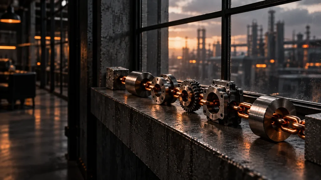 Industrial chain visual for why SEO content matters to manufacturers